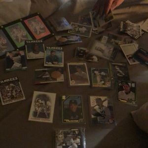 Baseball cards from joe Di maggio to cal Ripken